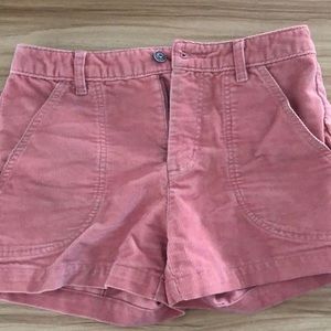 Patagonia stand up cord shorts